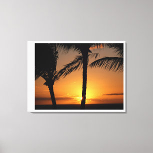 Toile Coucher du soleil sur Maui