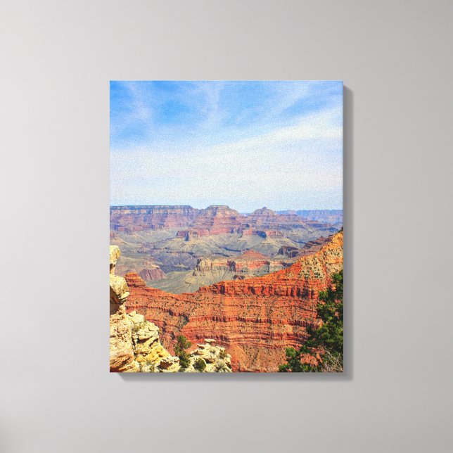 Toile Couches de roche rouge du Grand Canyon (Recto)