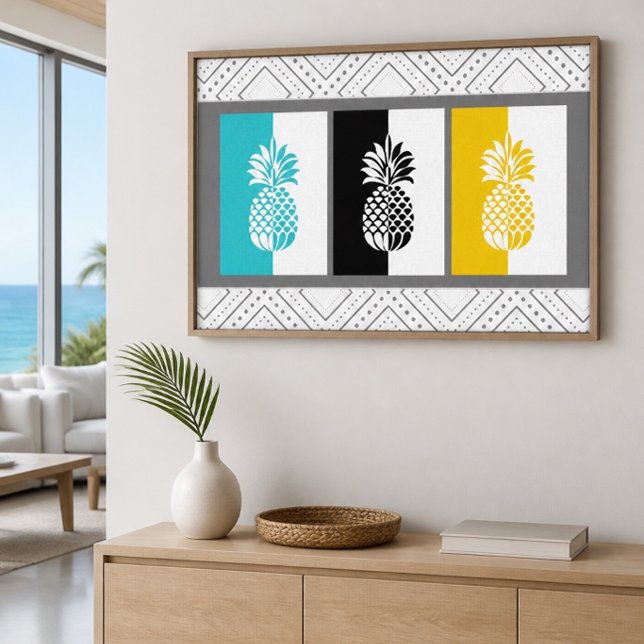 Toile couleur ananas moderne Imprimer (Créateur téléchargé)