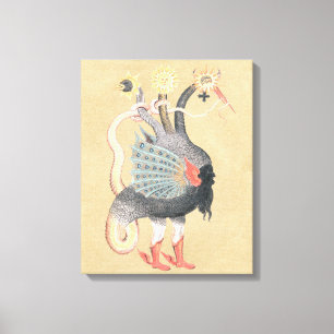 Toile Couleur du serpent d'alchimie