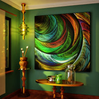 Couleur Gloire Moderne Art Abstrait Motif Élégant