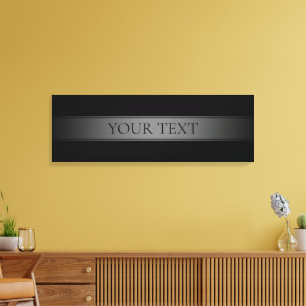 Toile Couleur modifiable de bande de dégradé simple et é