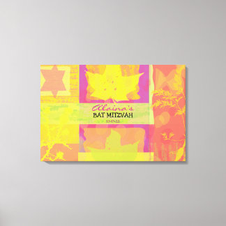 Toile COULEURS AUTONOMES Barre Bat mitzvah Connexion