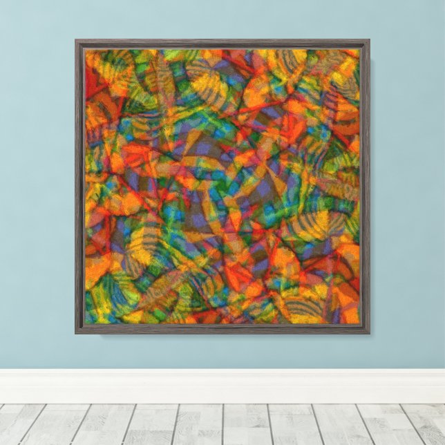 Toile Couleurs d'automne (Insitu (Plancher de Bois))