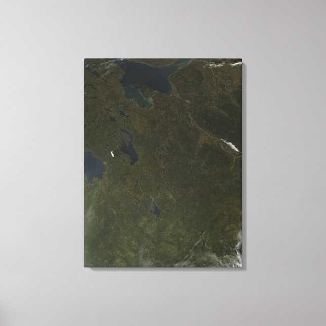 Toile Couleurs d'automne dans le nord-ouest de la Russie (Recto)