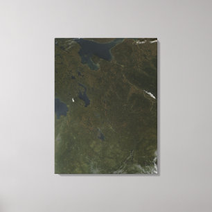 Toile Couleurs de chute en Russie du nord-ouest