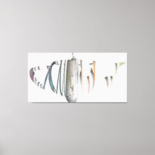 Toile Couleurs de dégradé de récipient disjoint et brisé
