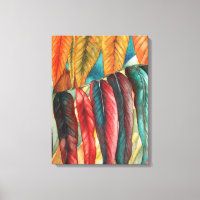 couleurs de feuilles d'automne art moderne stylisé