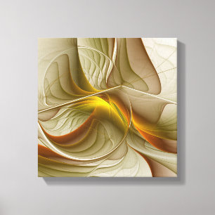 Toile Couleurs de métaux précieux, art fractal abstrait