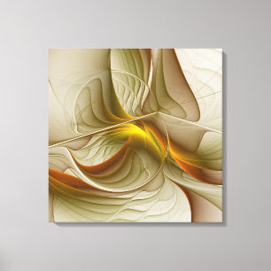 Toile Couleurs de métaux précieux, art fractal abstrait