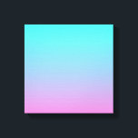 Toile Couleurs de sirène dégradé rose pourpre aquombre<br><div class="desc">Couleurs de sirène dégradé violet rose aqua ombre accessoires maison. Accessoires de salle de couleurs Mermaid</div>