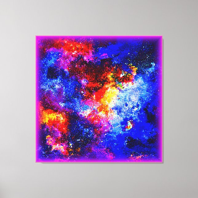 Toile Couleurs étonnantes de l'univers. Commandez dès ma (Recto)