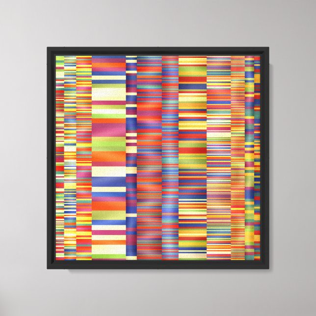 Toile Couleurs hypnotiques  (Recto)