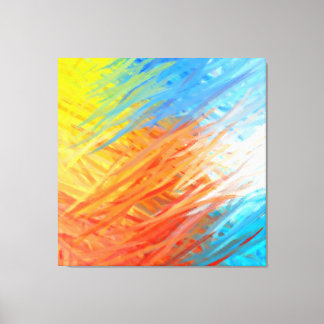 Toile Couleurs multiples Peinture d'art Abstrait 4