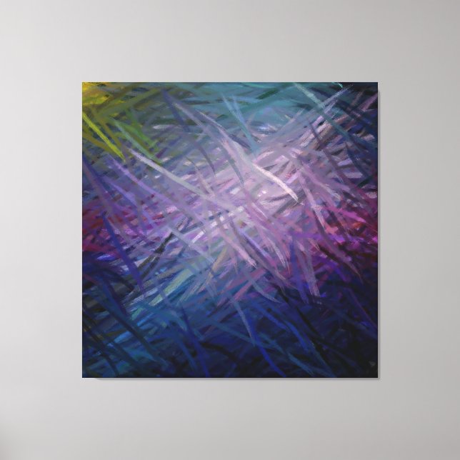 Toile Couleurs multiples Peinture d'art Abstrait 5 (Recto)