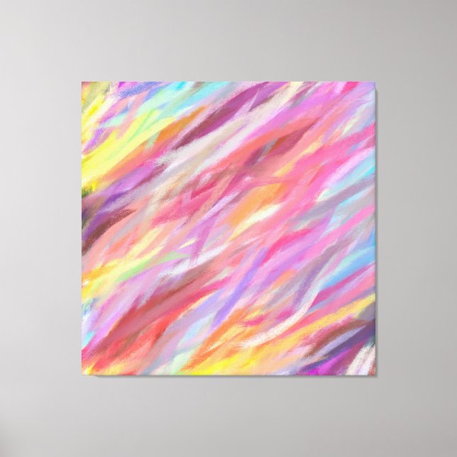 Toile Couleurs multiples Peinture d'art Abstrait 7 (Recto)