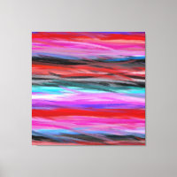 Couleurs multiples Peinture d'art Abstrait moderne