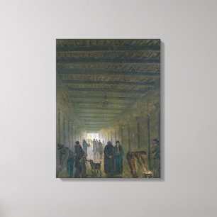 Toile Couloir de la prison de Saint-Lazare en 1793