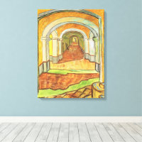 Couloir de l'asile Saint-Paul par Vincent van Gogh