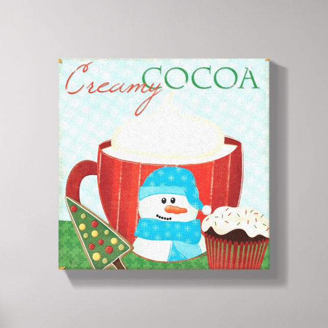 Toile Coupe Green Holiday avec Coca chaud (Recto)