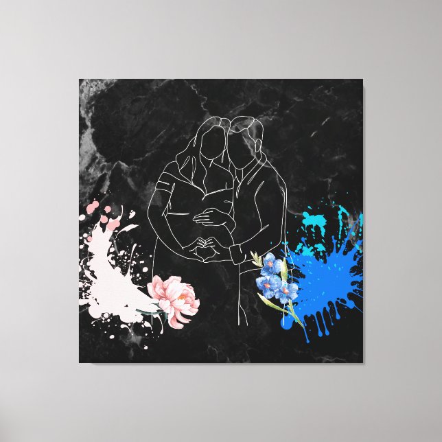 Toile Couple enceinte (Recto)