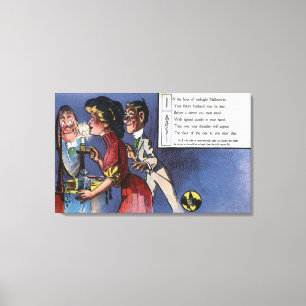 Toile Couples d'homme et de femme dans la lueur d'une