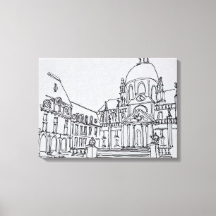 Toile Cour de La Sorbonne  Université de Paris