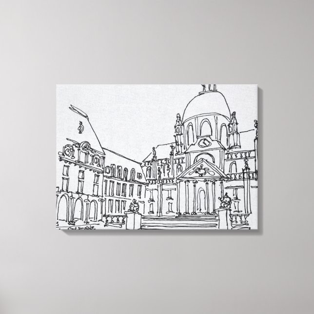 Toile Cour de la Sorbonne | Université de Paris (Recto)