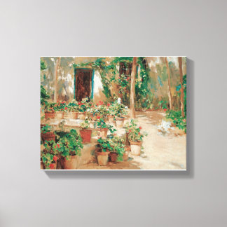 Toile Cour par Eliseu Meifren Cour cour jardin patio