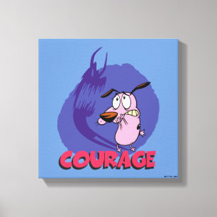 Toile Courage the Cowardly Dog   Shadow Graphic