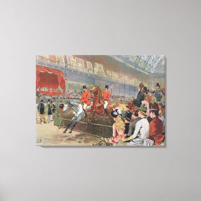 Toile Course à cheval, 1886 (Recto)