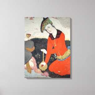 Toile Courtisan à la cour de Shah Abbas I