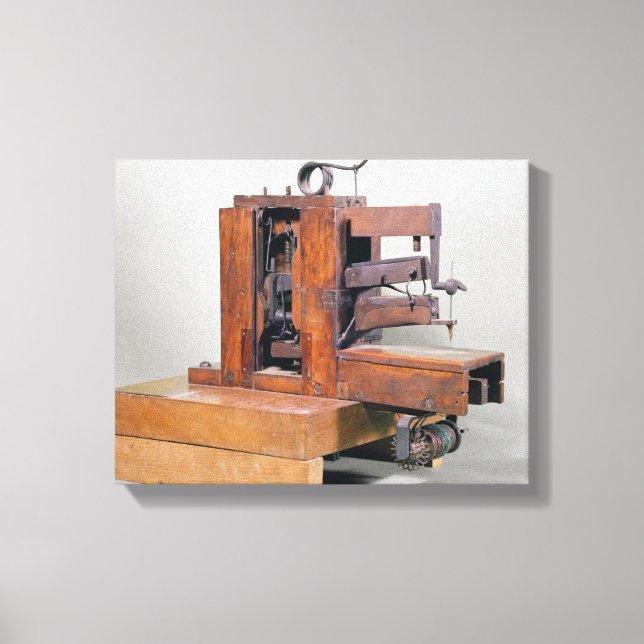 Toile Couseuse', la première machine à coudre, 1830 (Recto)