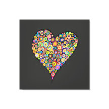 Coussin décoratif Big Heart Love pour la décoratio