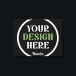 Toile coutume, unique, élégant et minimaliste hershey®'s<br><div class="desc">Ce design est accessible à tous. N'hésitez pas à personnaliser le logo,  les images,  le texte et les couleurs selon vos préférences. Merci beaucoup.</div>