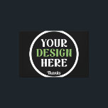 Toile coutume, unique, élégant & minimaliste kiss hershe<br><div class="desc">Ce design est accessible à tous. N'hésitez pas à personnaliser le logo,  les images,  le texte et les couleurs selon vos préférences. Merci beaucoup.</div>