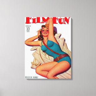 Toile Couverture de magazine d'amusement de film 10