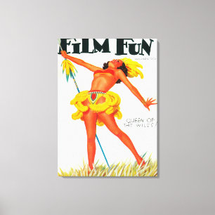 Toile Couverture de magazine d'amusement de film 6