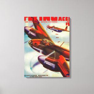 Toile Couverture du magazine Flying Aces 4