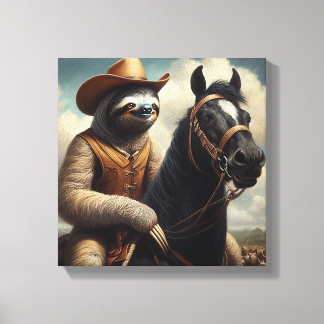 Toile Cow-boy de la paresse (Recto)
