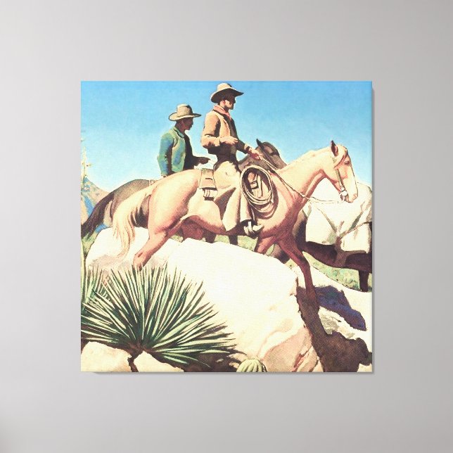 Toile « Cow Country » par Maynard Dixon (Recto)