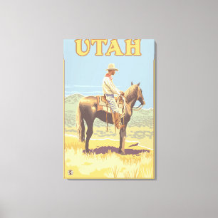 Toile Cowboy (vue de côté) Utah