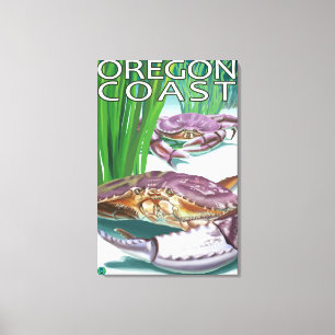 Toile Crabe de la côte de l'Oregon