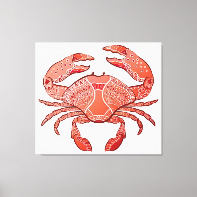 Toile Crabe de style (Recto)