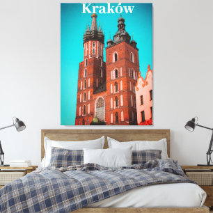 Toile Cracovie Europe Pologne Polska Vieille Ville
