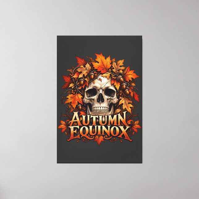 Toile Crâne d'équinoxe d'automne (Recto)