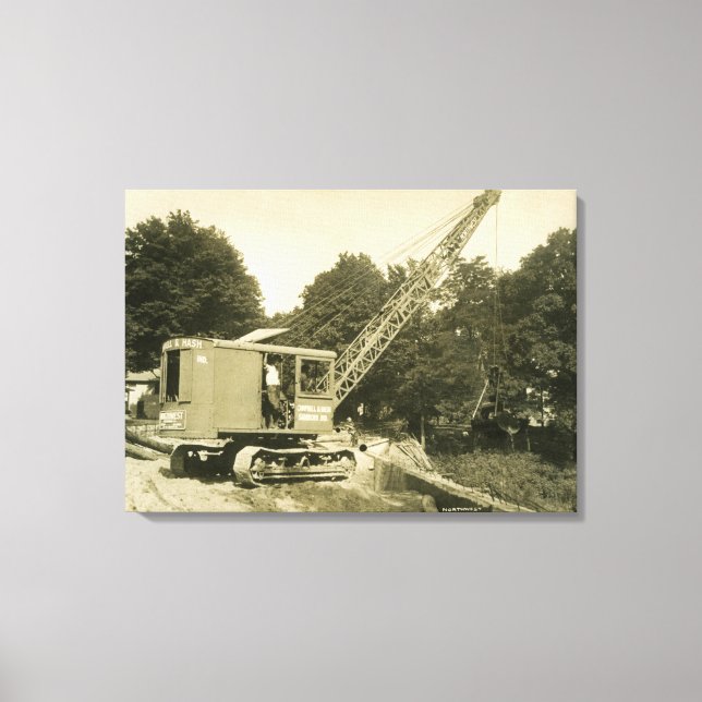 TOILE CRANE D'INGÉNIERIE DU NORD-OUEST ET IMPRIMATION DE (Recto)