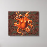 Créature du monstre de la mer d'Octopus Cephalapod