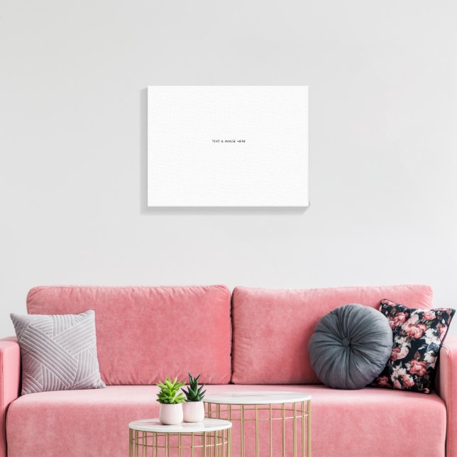 Toile Créez votre propre blanc (Insitu(Salon))