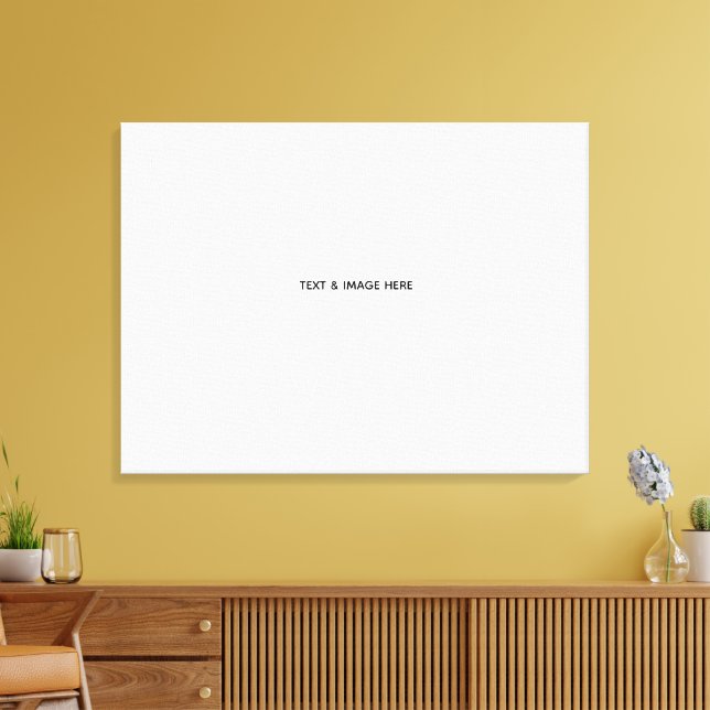 Toile Créez votre propre blanc (Insitu(Salon))